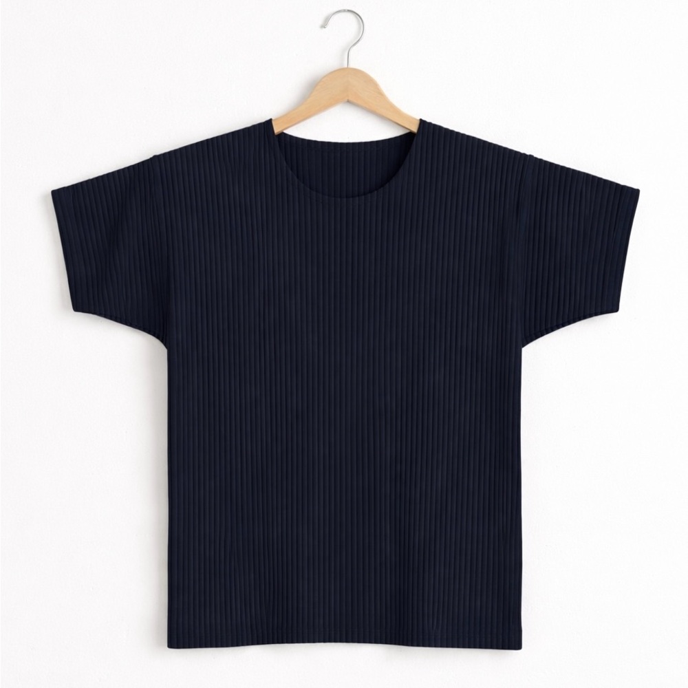 Issey Miyake Homme Plissé Short Sleeve T-Shirt Size 2